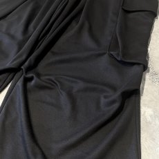 画像6: 【WONDERGROUND】BIG CARGO POCKET WIDE SWEAT PANTS / BLACK / OS (6)