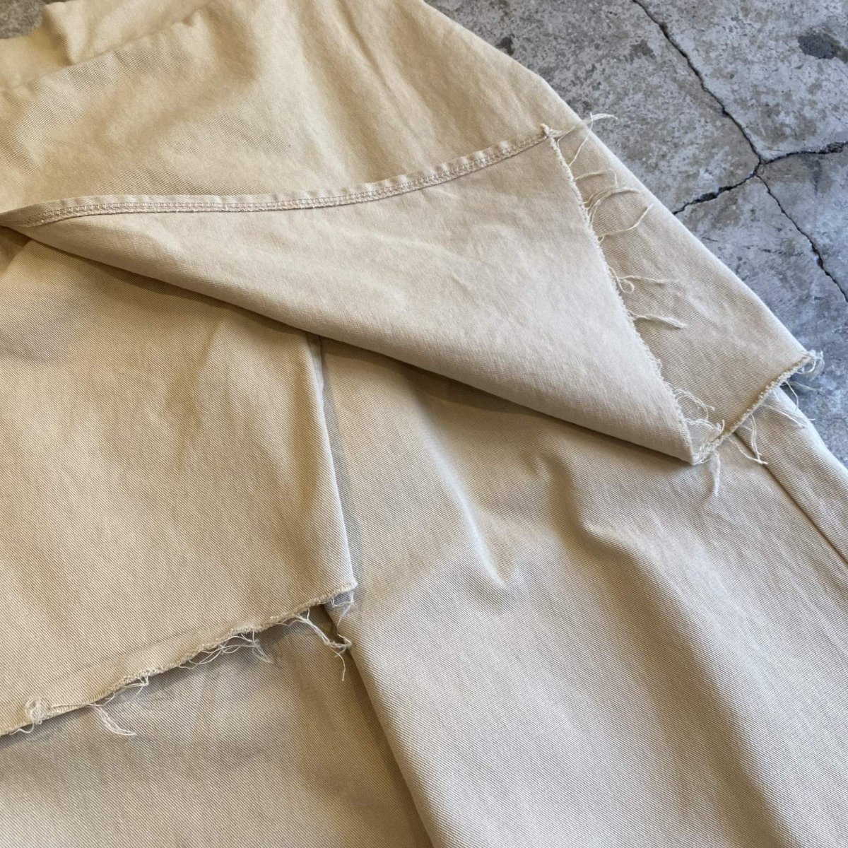 画像5: 【WONDERGROUND】CUT OFF WRAP SKIRT LAYERED PANTS / OS (5)