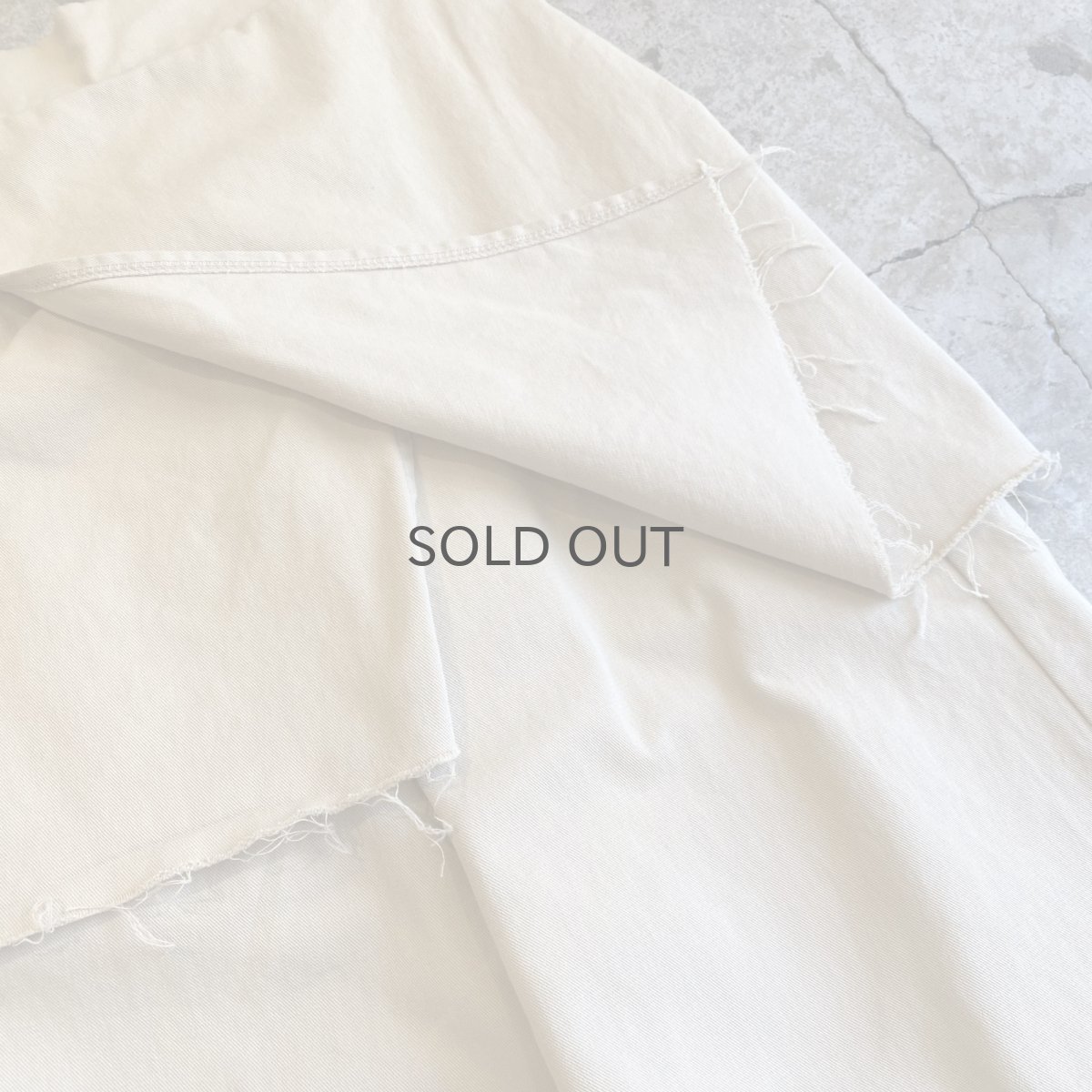 画像5: 【WONDERGROUND】CUT OFF WRAP SKIRT LAYERED PANTS / OS (5)