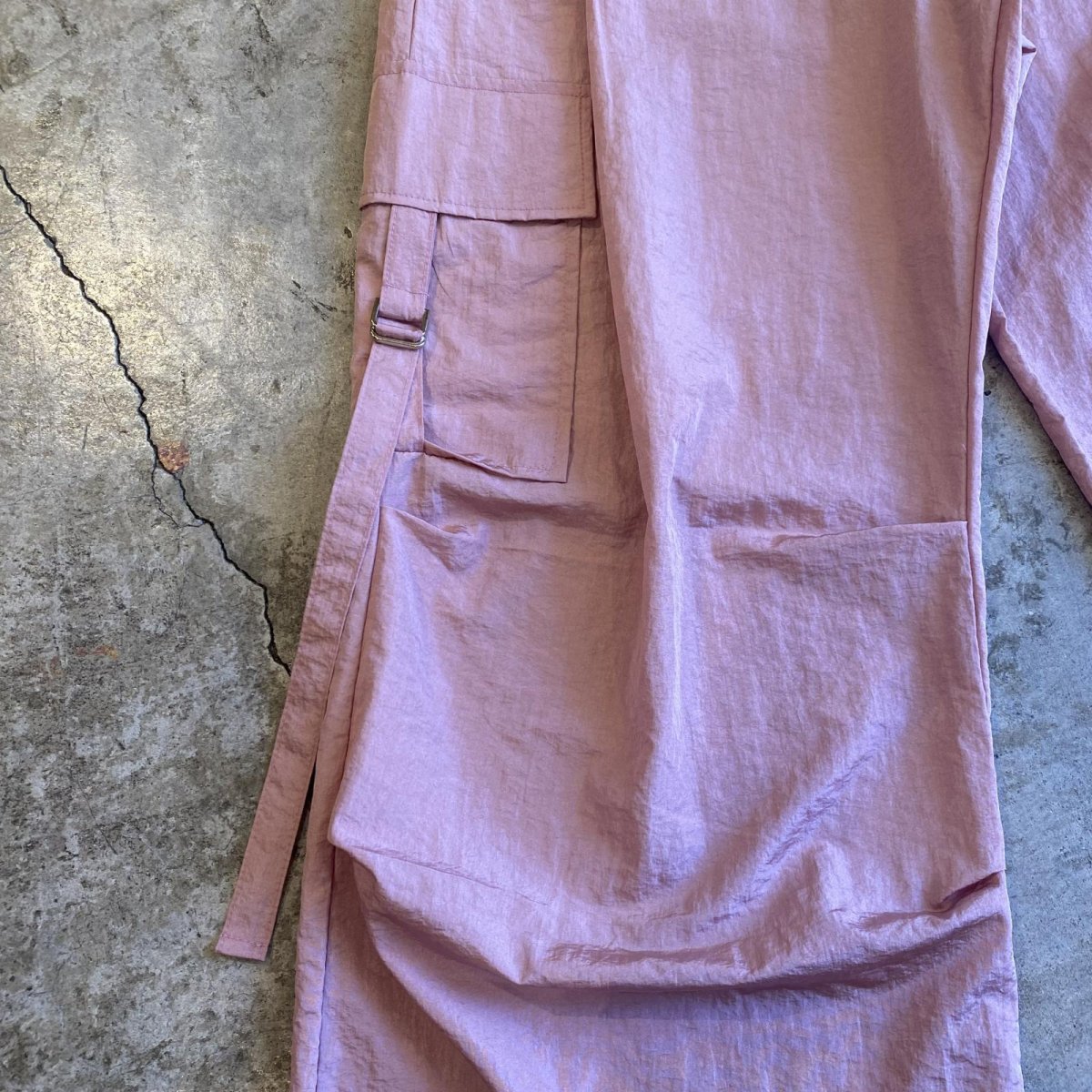画像5: 【WONDERGROUND】LUSTER COLOR BELTED CARGO PANTS / PINK / OS (5)