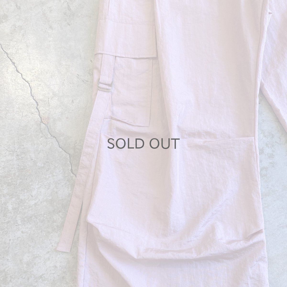 画像5: 【WONDERGROUND】LUSTER COLOR BELTED CARGO PANTS / PINK / OS (5)