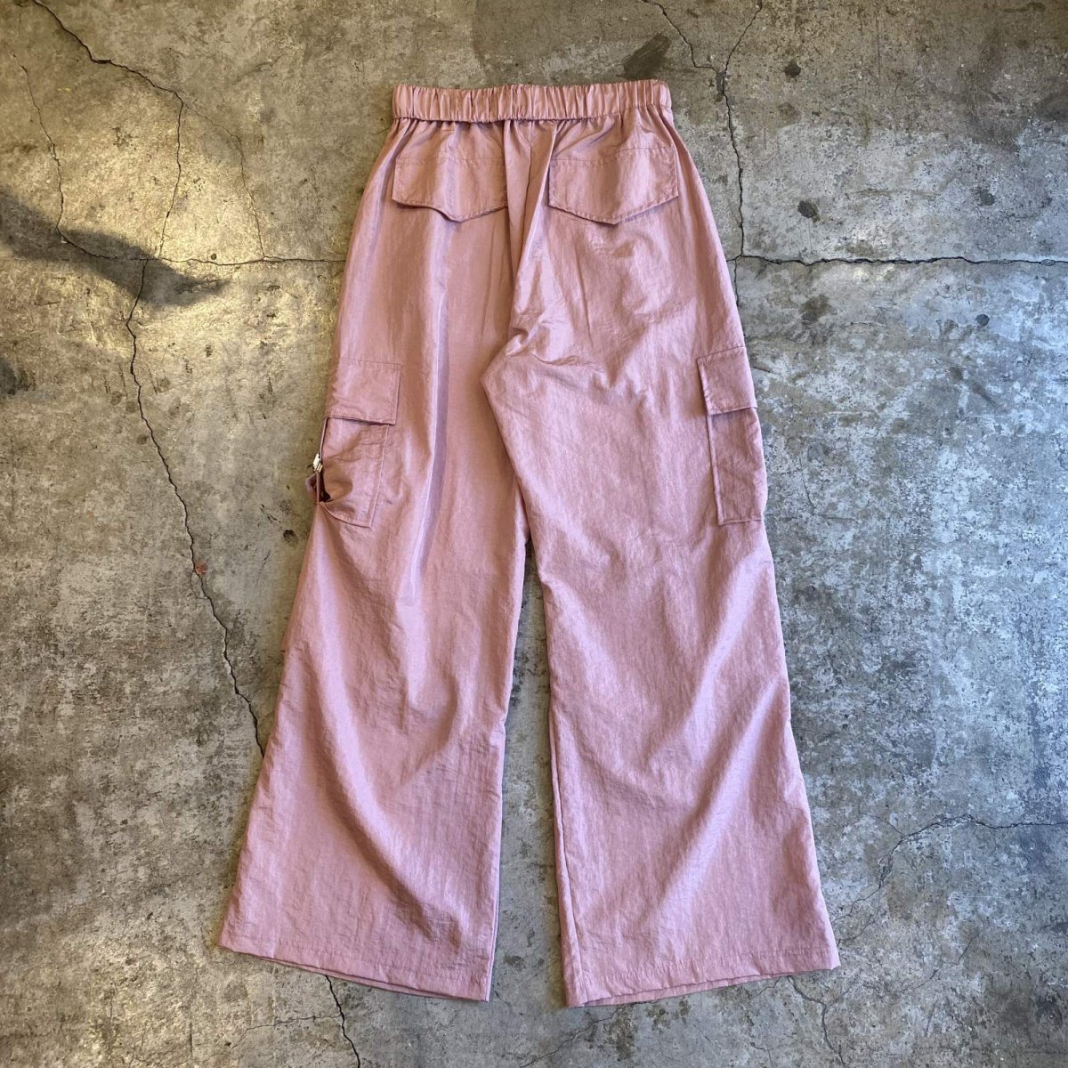 画像2: 【WONDERGROUND】LUSTER COLOR BELTED CARGO PANTS / PINK / OS (2)