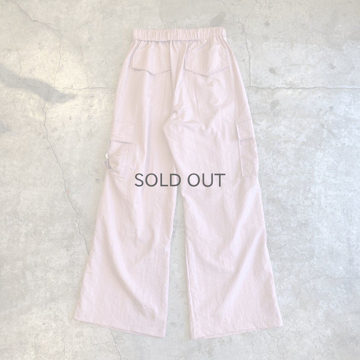 画像2: 【WONDERGROUND】LUSTER COLOR BELTED CARGO PANTS / PINK / OS (2)