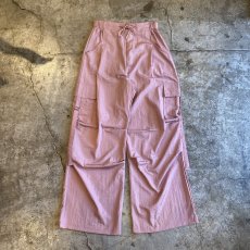 画像1: 【WONDERGROUND】LUSTER COLOR BELTED CARGO PANTS / PINK / OS (1)