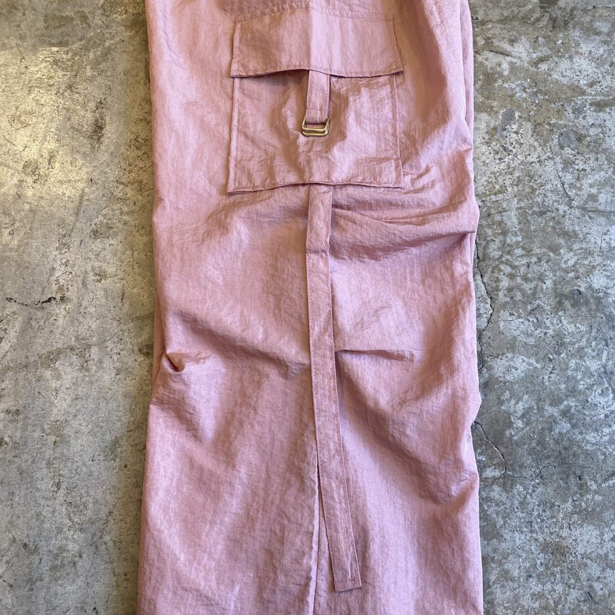 画像9: 【WONDERGROUND】LUSTER COLOR BELTED CARGO PANTS / PINK / OS (9)
