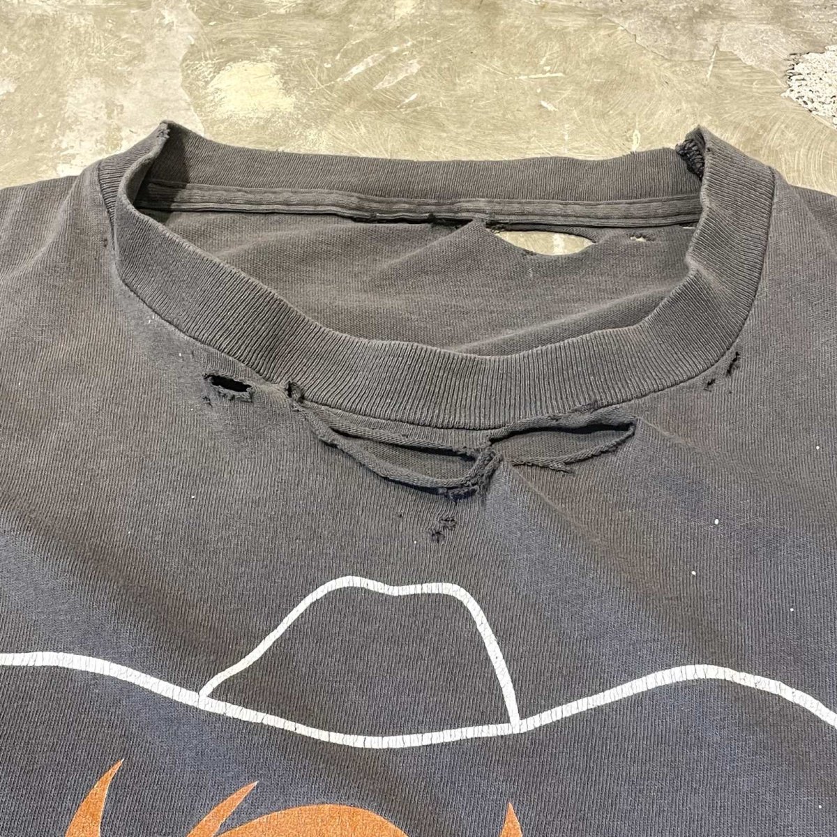 画像10: OLD "TAZMANIAN DEVIL" BOTH SIDE PRINTED CRASH DAMAGE S/S TEE / Mens M (10)