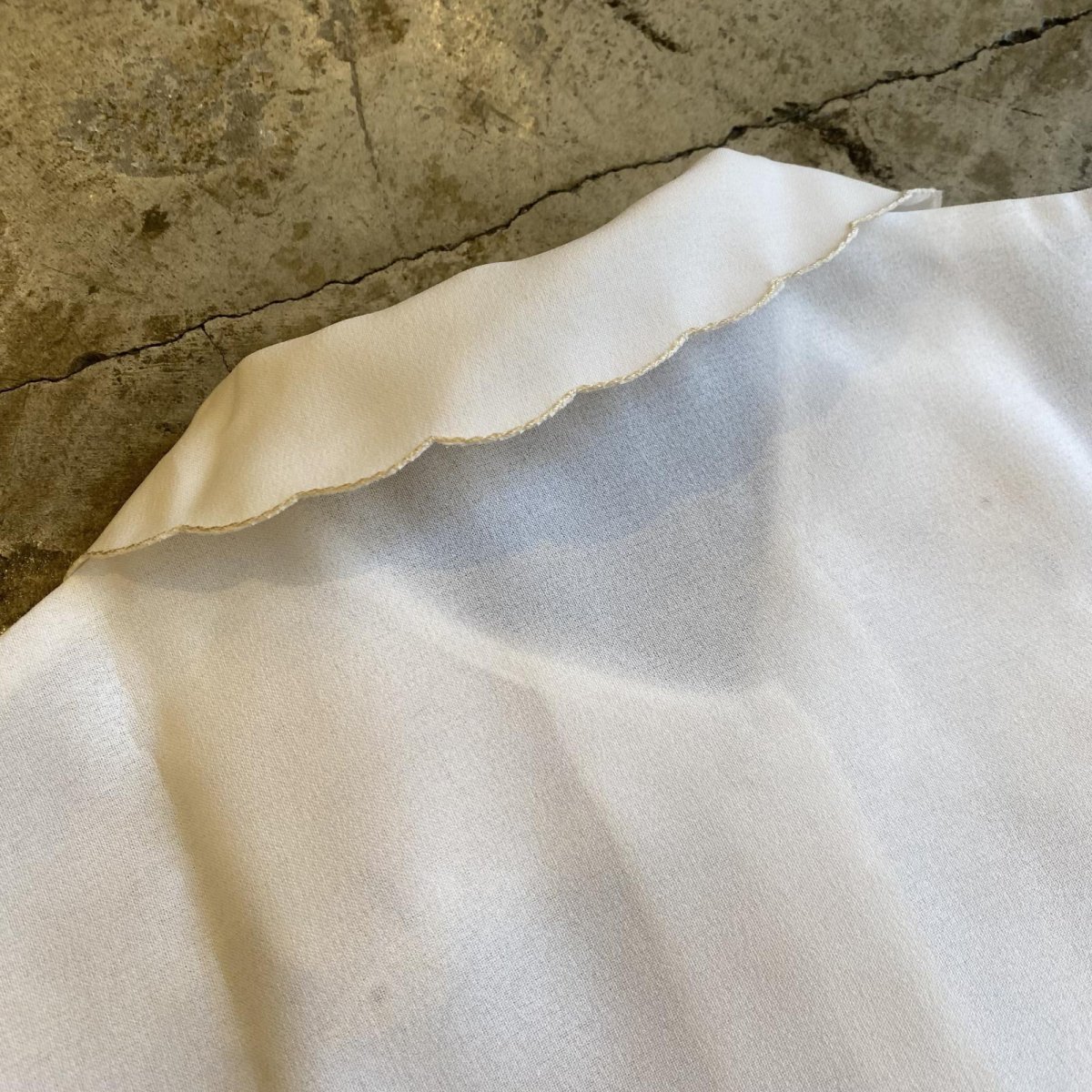 画像10: DESIGN EMBROIDERY PATTERN SHEER S/S SHIRT / Ladies M (10)