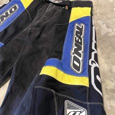 画像4: 【Wiz&Witch】"UNITED" RACING WIDE DENIM PANTS / OS (4)