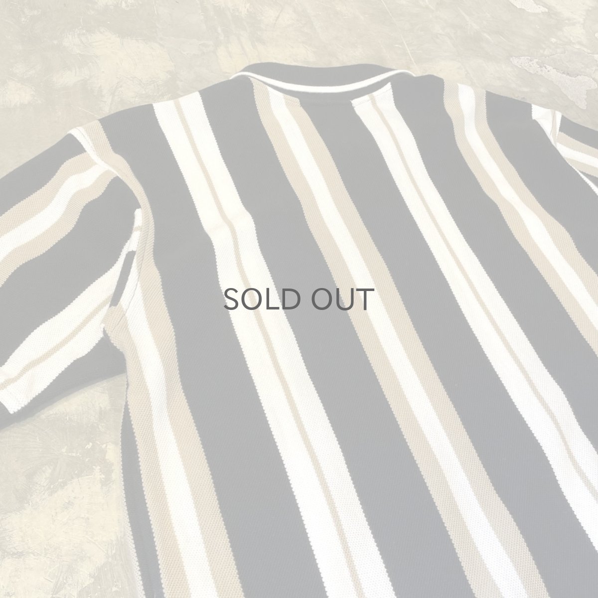 画像9: 【YVES SAINT LAURENT】LOGO PATCHED STRIPE PATTERN S/S POLO SHIRT / Mens M (9)
