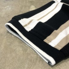 画像7: 【YVES SAINT LAURENT】LOGO PATCHED STRIPE PATTERN S/S POLO SHIRT / Mens M (7)