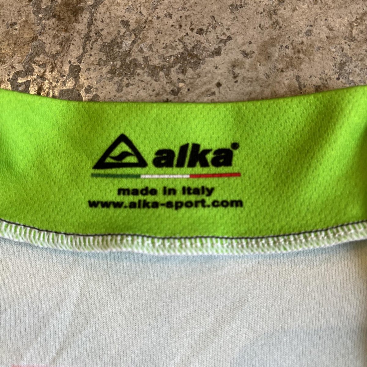 画像13: 【ALKA SPORTS】ALL OVER MIX LOGO PATTERN COLOR CYCLING ZIP UP S/S TOPS / Ladies M / MADE IN ITALY (13)