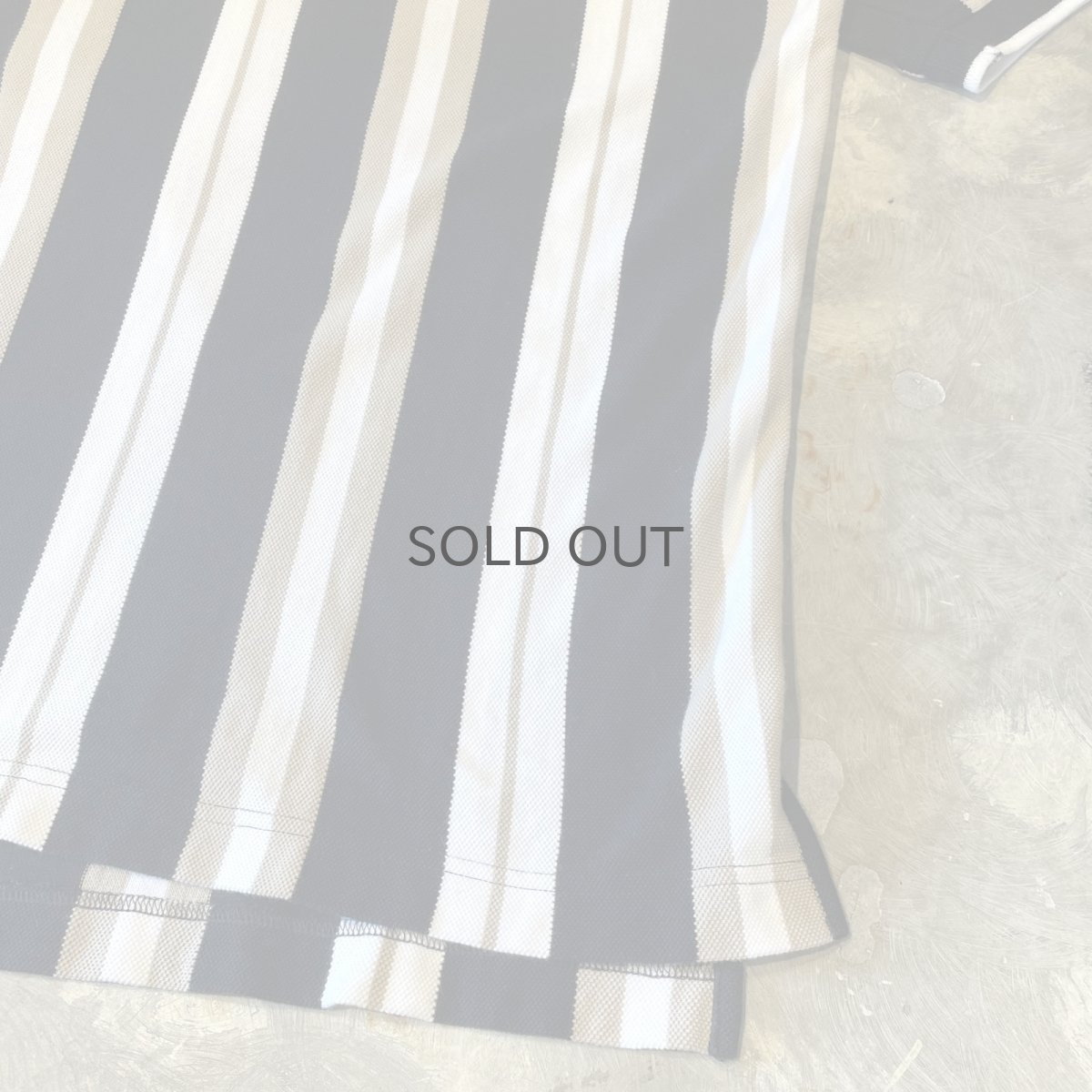 画像6: 【YVES SAINT LAURENT】LOGO PATCHED STRIPE PATTERN S/S POLO SHIRT / Mens M (6)