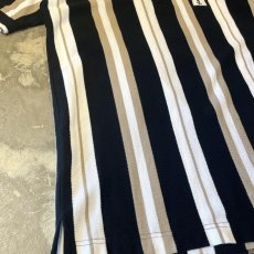 画像5: 【YVES SAINT LAURENT】LOGO PATCHED STRIPE PATTERN S/S POLO SHIRT / Mens M (5)