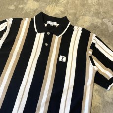 画像4: 【YVES SAINT LAURENT】LOGO PATCHED STRIPE PATTERN S/S POLO SHIRT / Mens M (4)