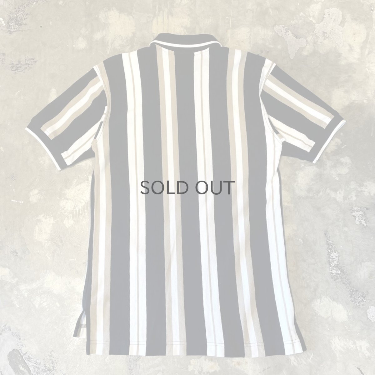 画像2: 【YVES SAINT LAURENT】LOGO PATCHED STRIPE PATTERN S/S POLO SHIRT / Mens M (2)