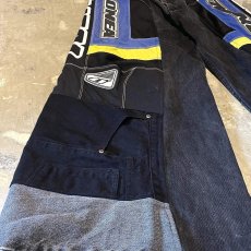 画像7: 【Wiz&Witch】"UNITED" RACING WIDE DENIM PANTS / OS (7)
