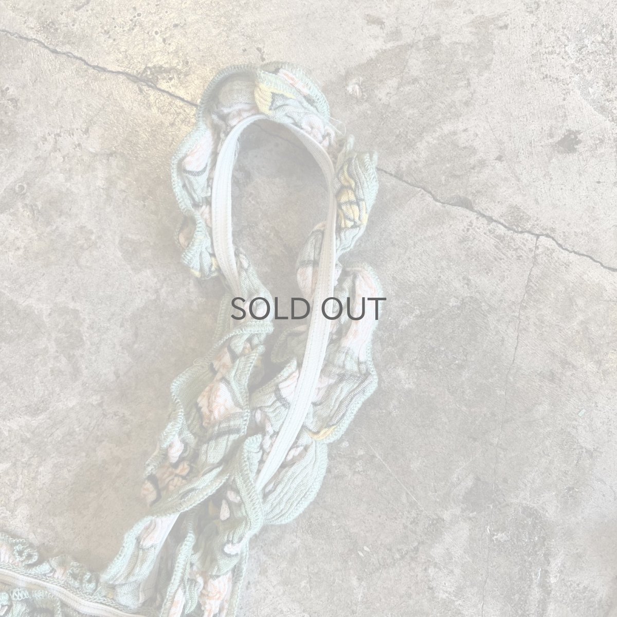 画像7: ALL OVER FLOWER PATTERN GATHER DESIGN CAMISOLE TOPS / Ladies S~M(M) (7)