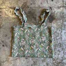 画像1: ALL OVER FLOWER PATTERN GATHER DESIGN CAMISOLE TOPS / Ladies S~M(M) (1)