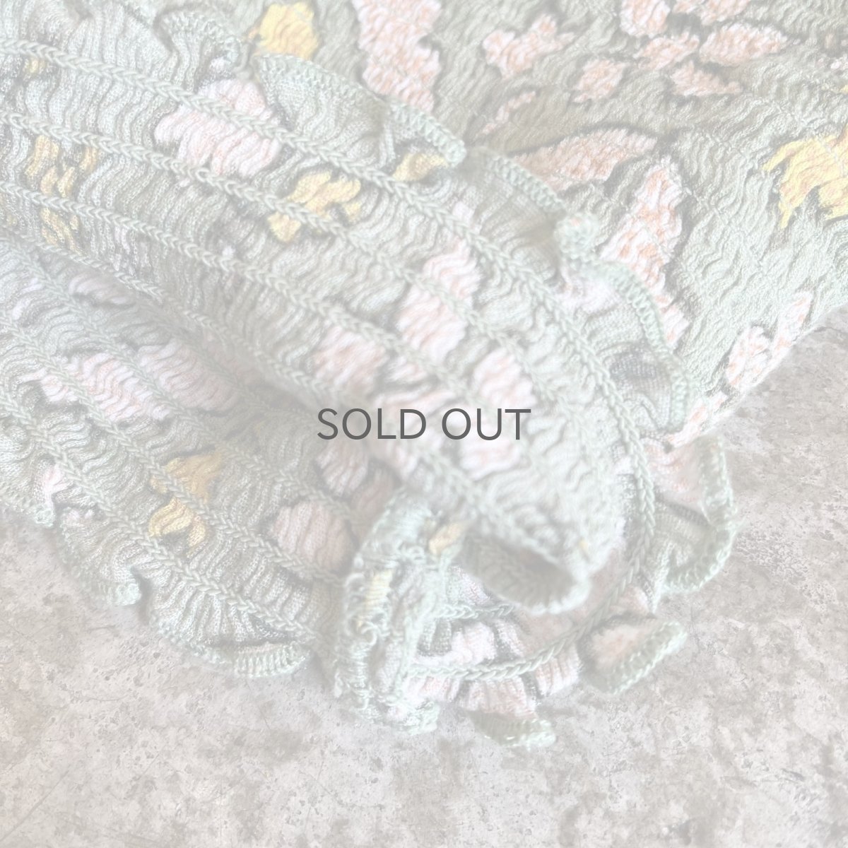 画像5: ALL OVER FLOWER PATTERN GATHER DESIGN CAMISOLE TOPS / Ladies S~M(M) (5)