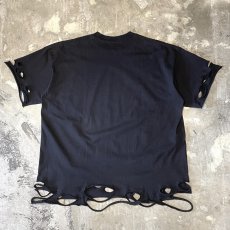 画像2: 【Wiz&Witch】"DIRTY BEAUTIFUL" DAMAGE ART TEE / BLACK / OS (2)