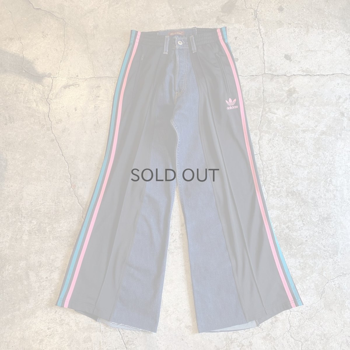 画像1: 【Wiz&Witch】"UNITED" SPORTY DENIM PANTS / OS (1)