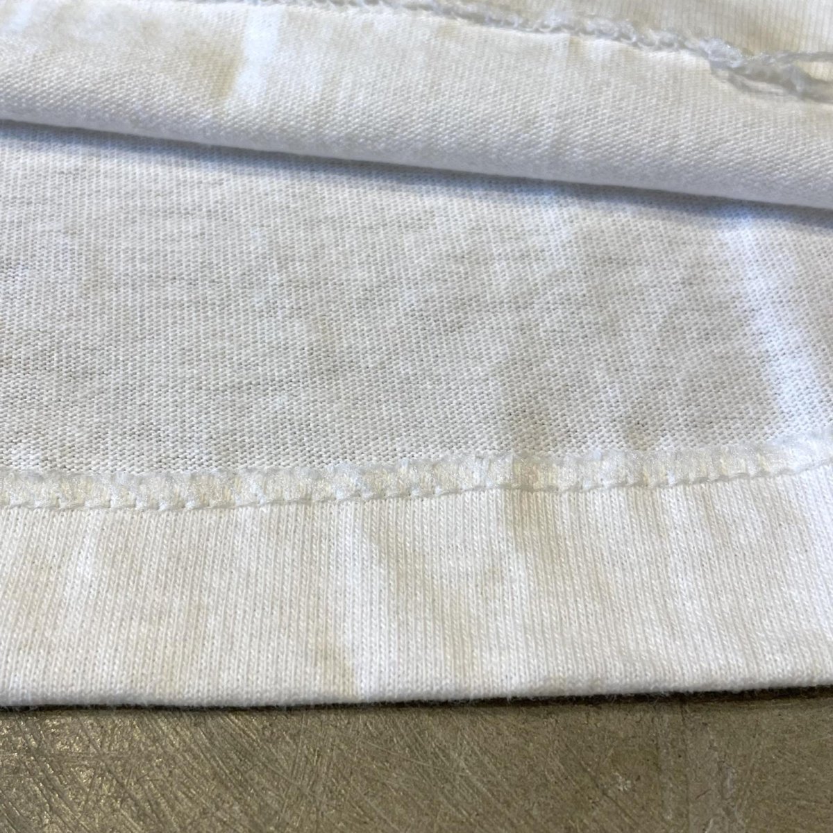 画像8: 90's FRONT SLEEPLING CAT PRINTED S/S TEE / Mens M (8)