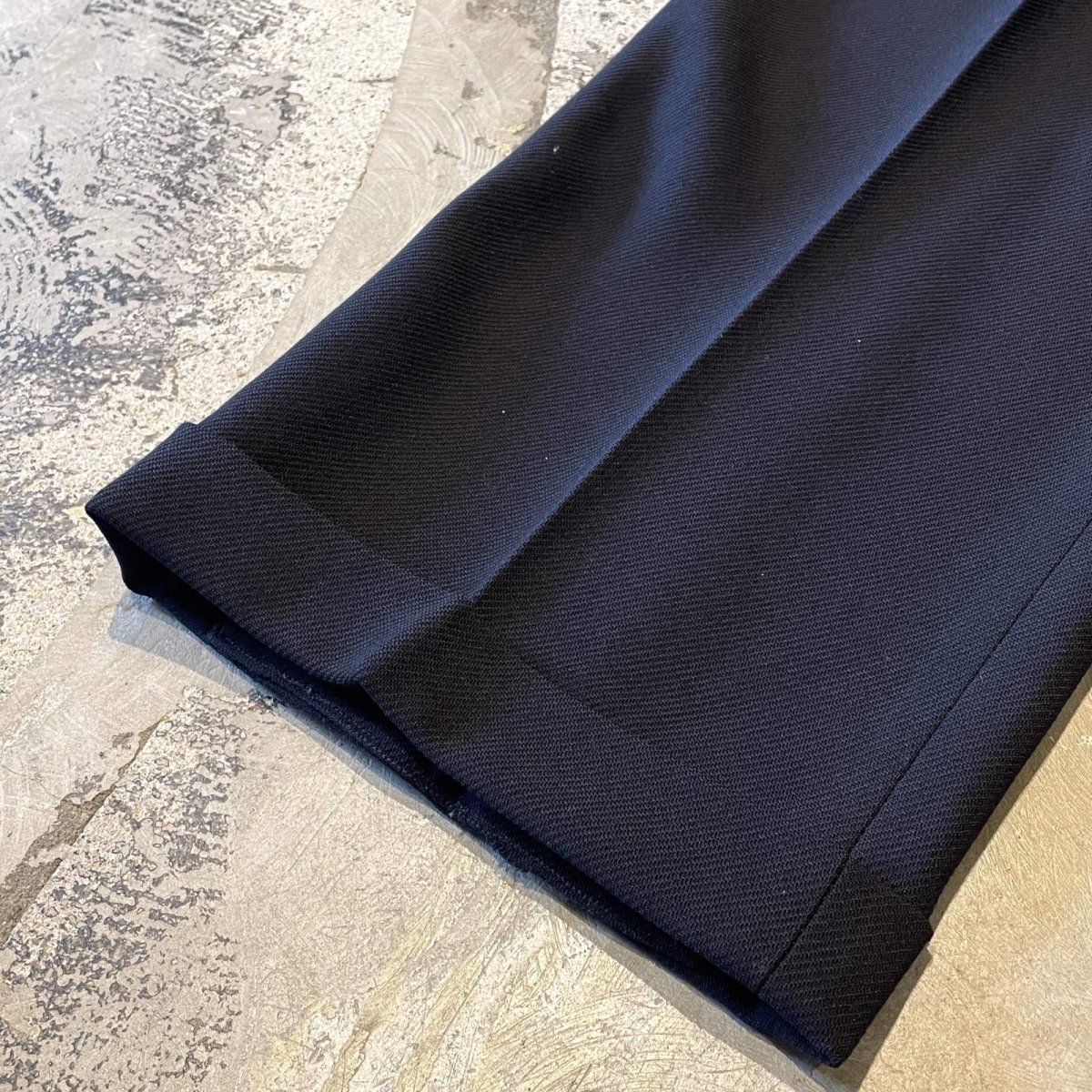 画像8: 【EMPORIO ARMANI】DARK NAVY COLOR STRAIGHT SLACKS / W28 / MADE IN ITARY (8)