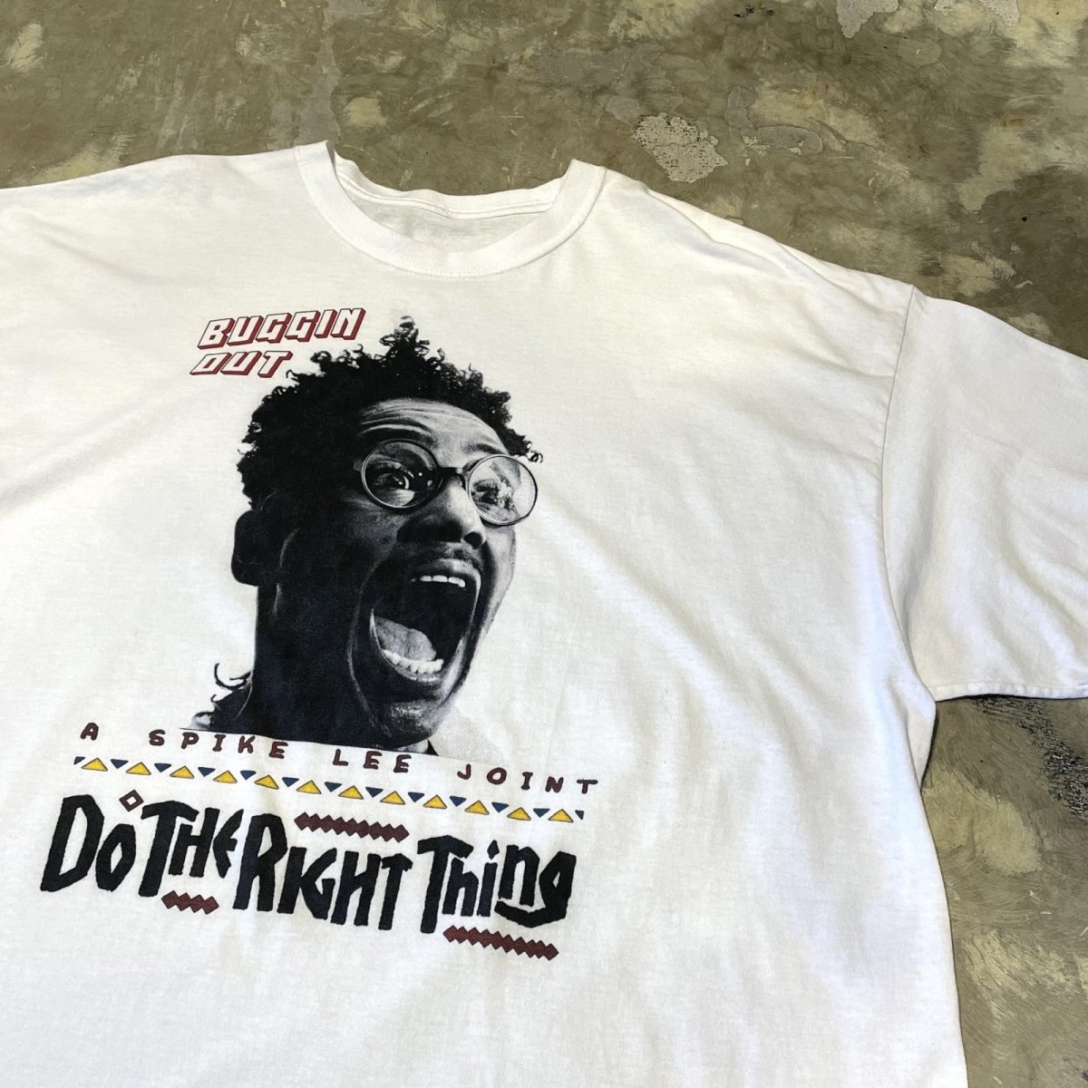 画像4: "DO THE RIGHT THING" FRONT FACE PRINTED MOVIE S/S TEE / Mens XL (4)