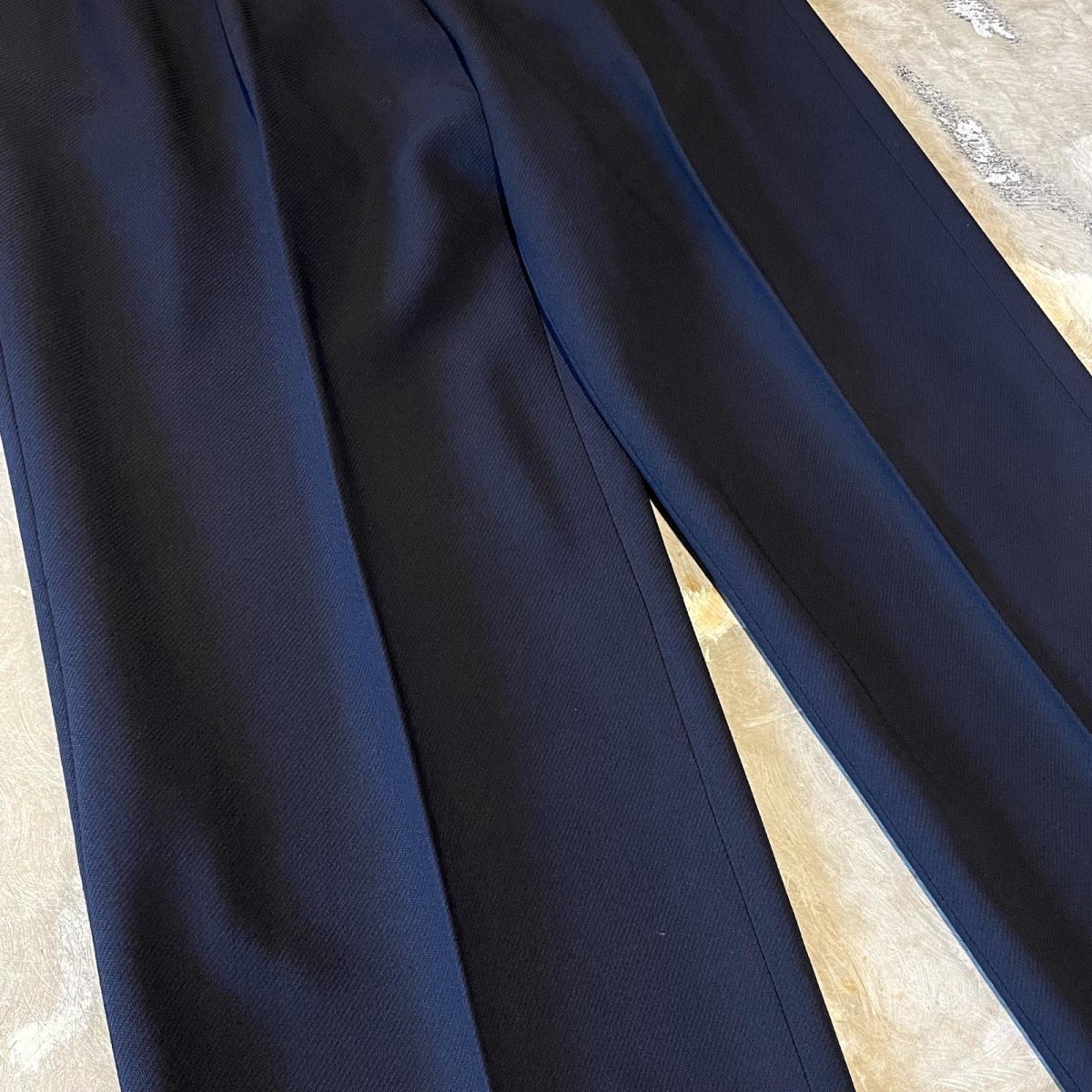 画像5: 【EMPORIO ARMANI】DARK NAVY COLOR STRAIGHT SLACKS / W28 / MADE IN ITARY (5)