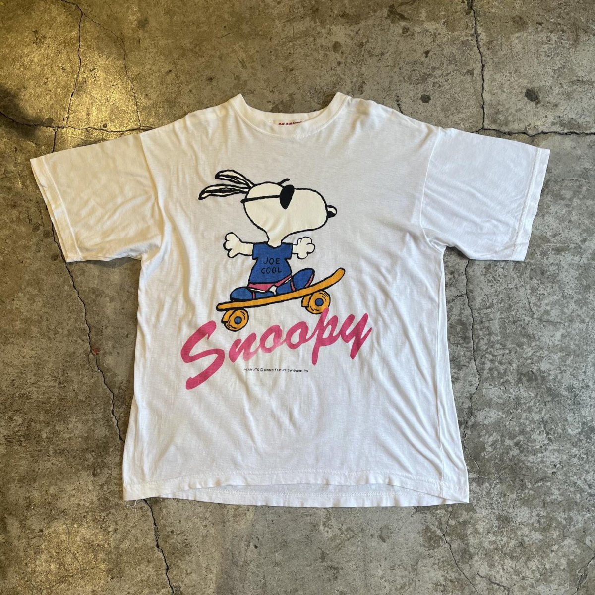 画像1: "SNOOPY" COLOR PRINT CHARACTER S/S TEE / Ladies M  (1)
