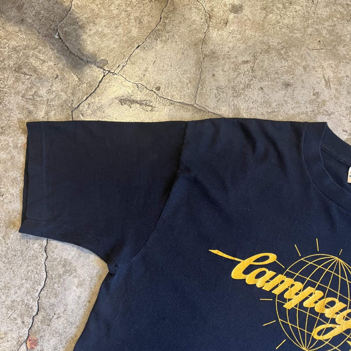 画像8: 80's FRONT COLOR LOGO PRINTED DESIGN S/S TEE / Ladies L(42~44) / MADE IN USA (8)