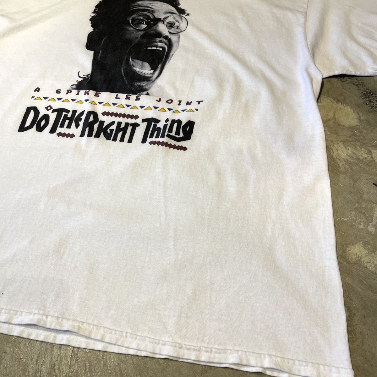 画像6: "DO THE RIGHT THING" FRONT FACE PRINTED MOVIE S/S TEE / Mens XL (6)