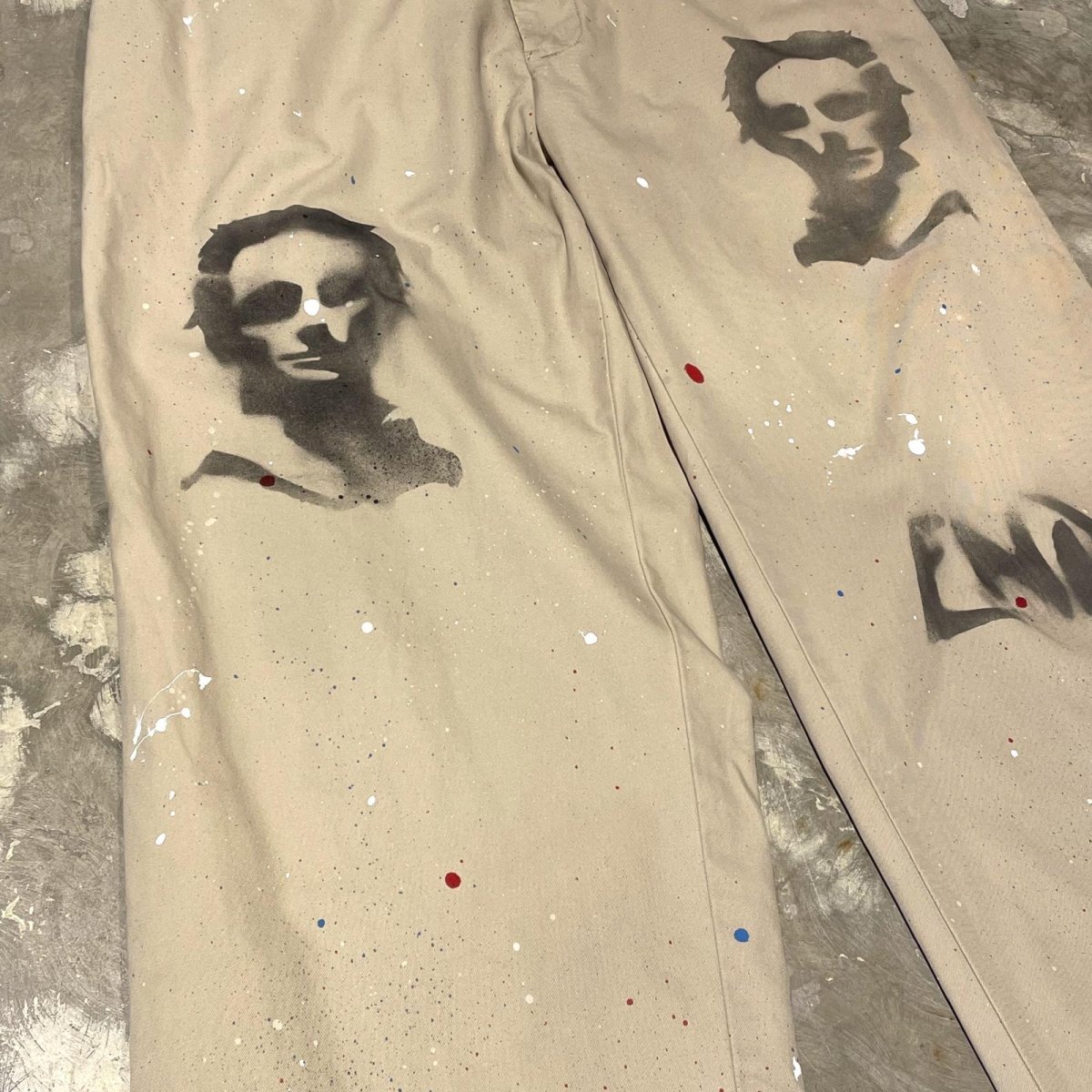 画像5: 【POLO RALPH LAUREN】SPLASH PATTERN SYINCIL PRINTED COTTON PANTS / W32 (5)