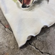 画像3: BOTH SIDES WOLF PRINTED DESIGN N/S SWEAT TOPS / Ladies L (3)