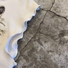 画像8: BOTH SIDES WOLF PRINTED DESIGN N/S SWEAT TOPS / Ladies L (8)