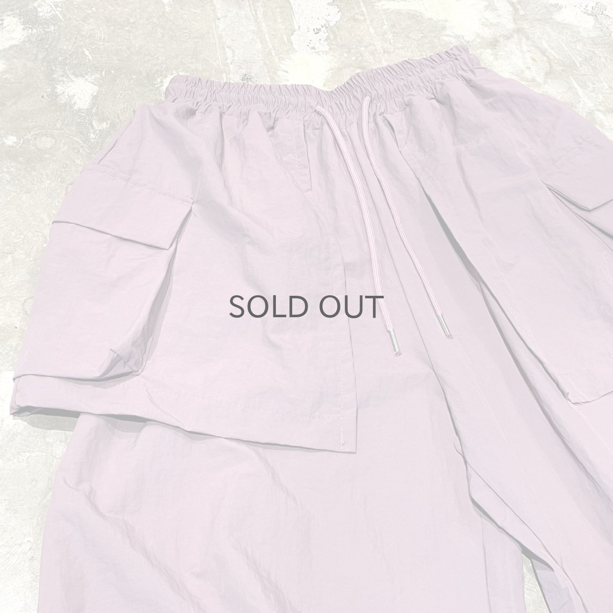 画像3: 【WONDERGROUND】LAYERED COLOR APRON PANTS / PURPLE / OS (3)