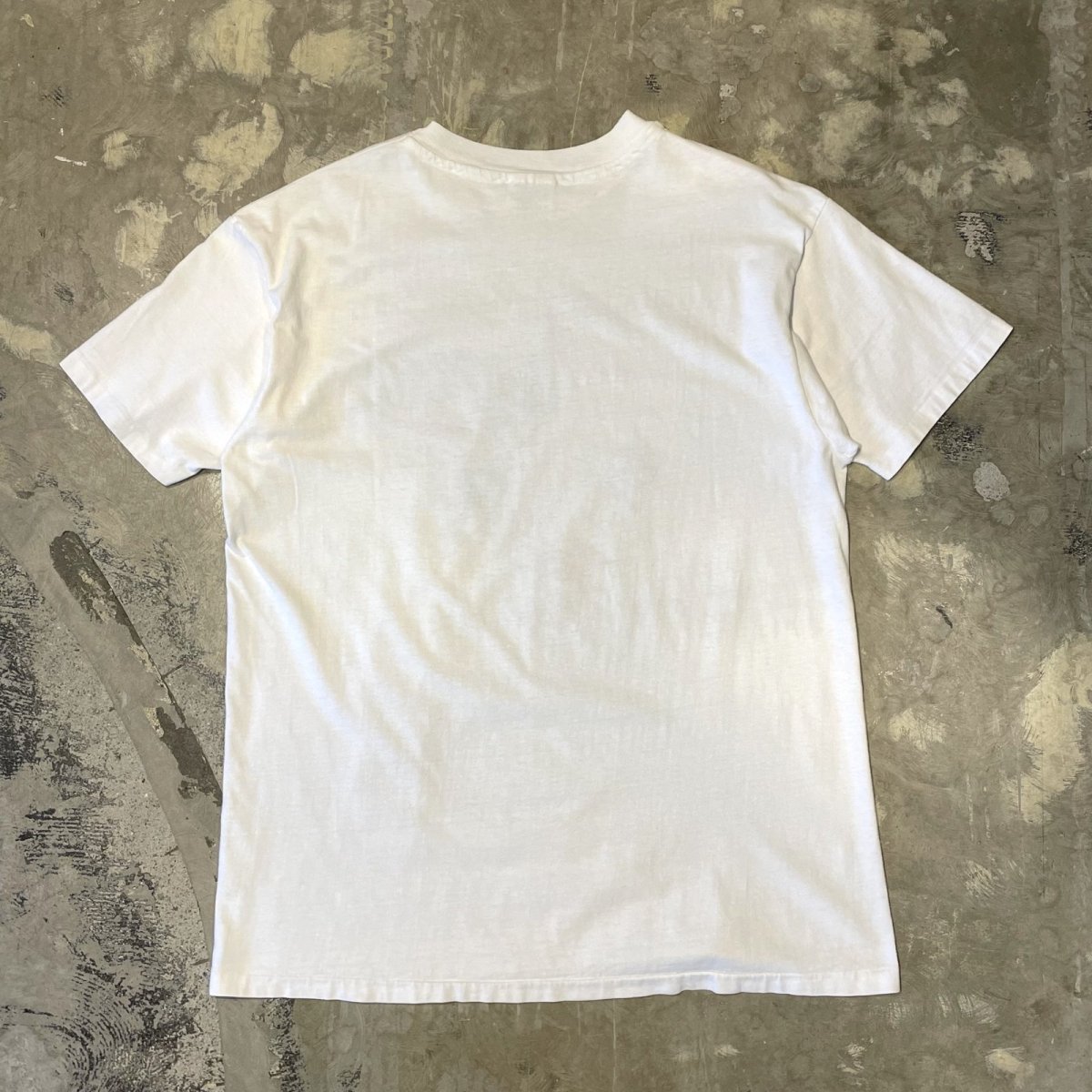 画像2: 80's MASK ART PRINTED S/S TEE / Mens XL / MADE IN USA (2)