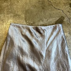 画像7: LUSTER METALLIC COLOR A LINE DESIGN LONG SKIRT / W24~W25 (7)