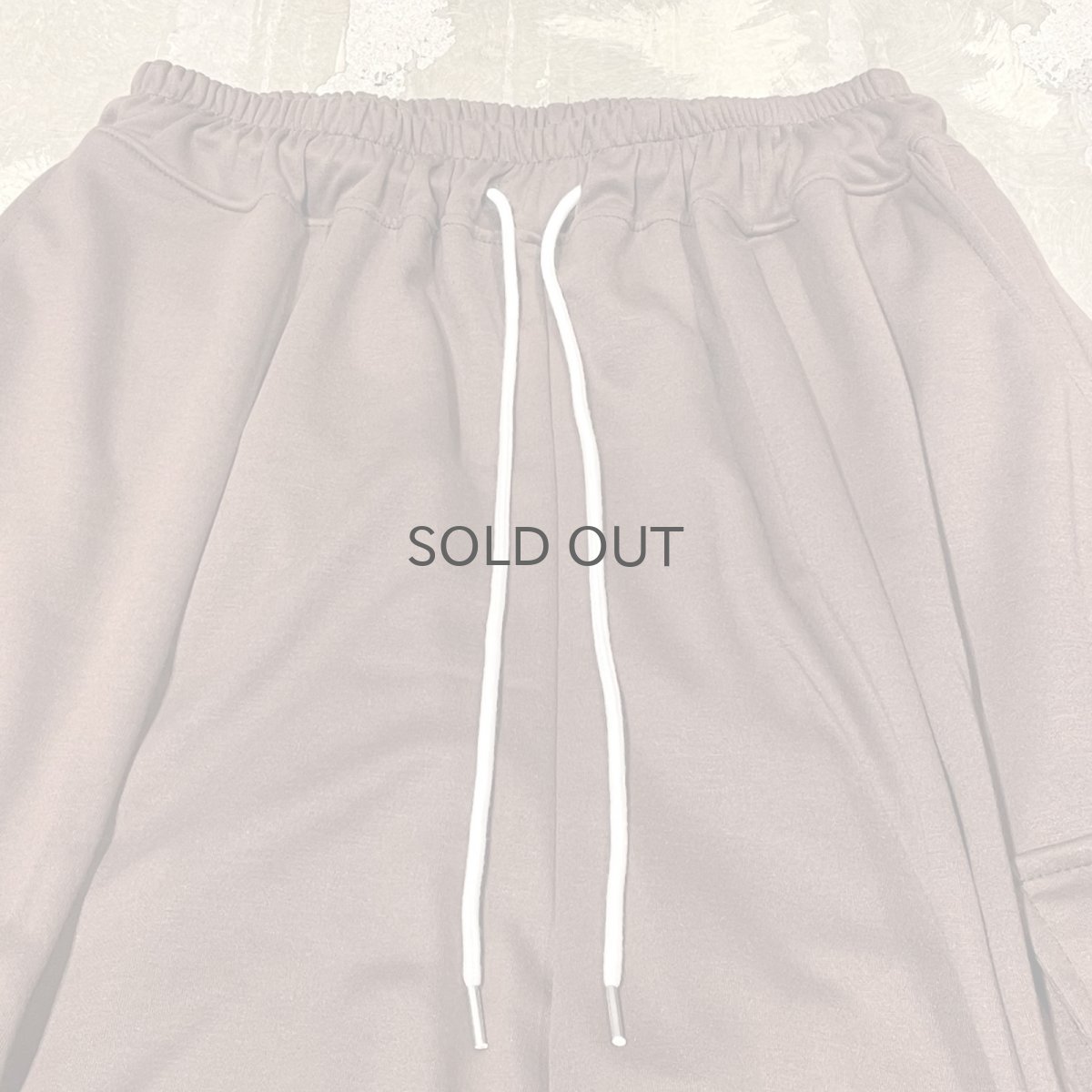 画像10: 【WONDERGROUND】BIG CARGO POCKET WIDE SWEAT PANTS / BROWN / OS (10)