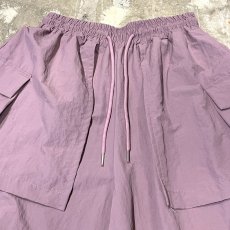 画像10: 【WONDERGROUND】LAYERED COLOR APRON PANTS / PURPLE / OS (10)