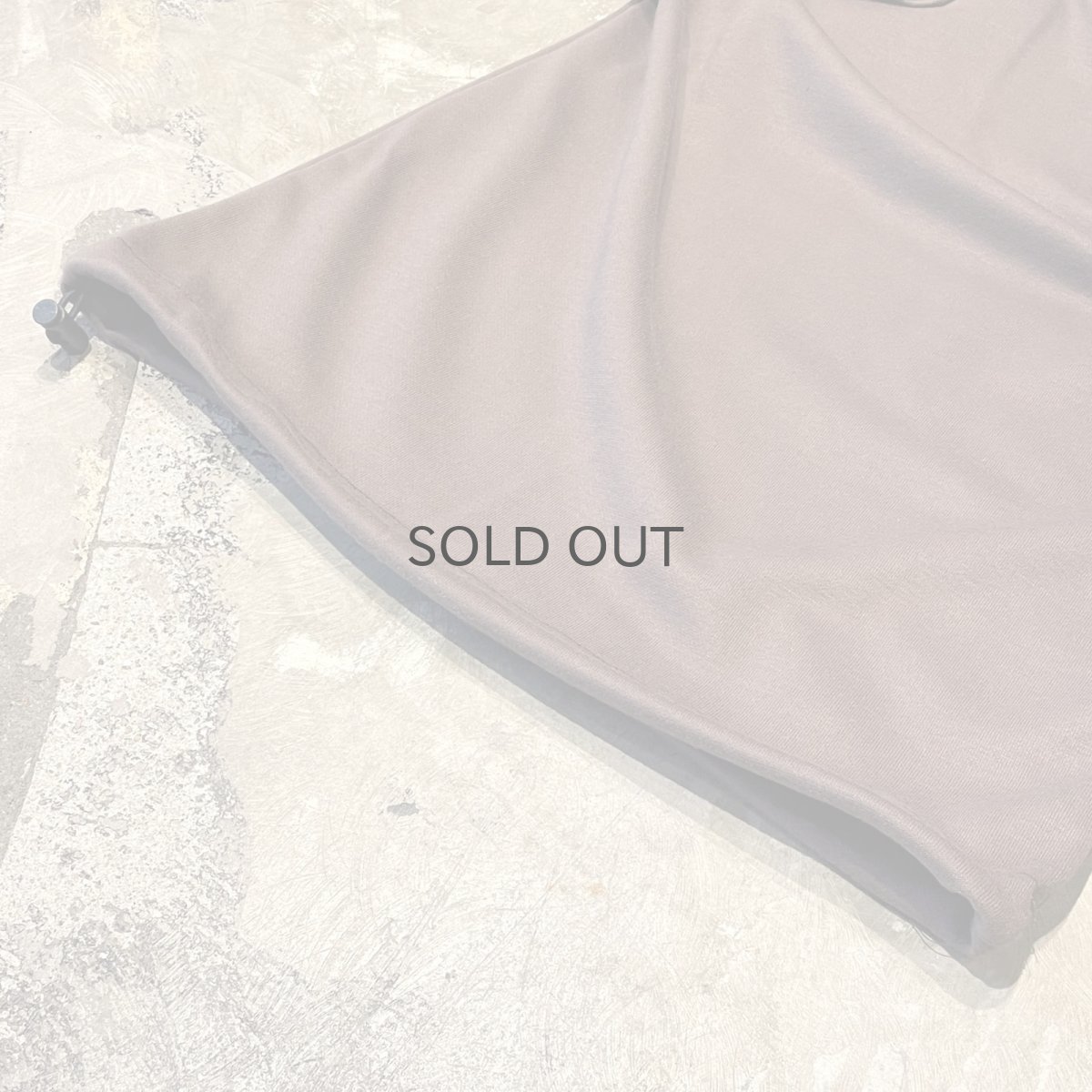 画像8: 【WONDERGROUND】BIG CARGO POCKET WIDE SWEAT PANTS / BROWN / OS (8)