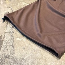 画像8: 【WONDERGROUND】BIG CARGO POCKET WIDE SWEAT PANTS / BROWN / OS (8)