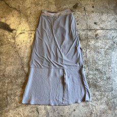 画像3: LUSTER METALLIC COLOR A LINE DESIGN LONG SKIRT / W24~W25 (3)
