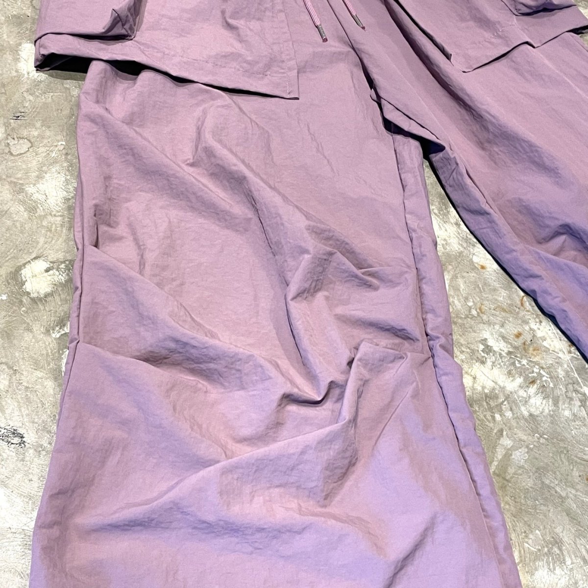 画像5: 【WONDERGROUND】LAYERED COLOR APRON PANTS / PURPLE / OS (5)