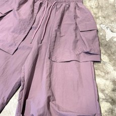 画像4: 【WONDERGROUND】LAYERED COLOR APRON PANTS / PURPLE / OS (4)