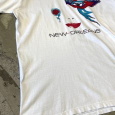 画像5: 80's MASK ART PRINTED S/S TEE / Mens XL / MADE IN USA (5)