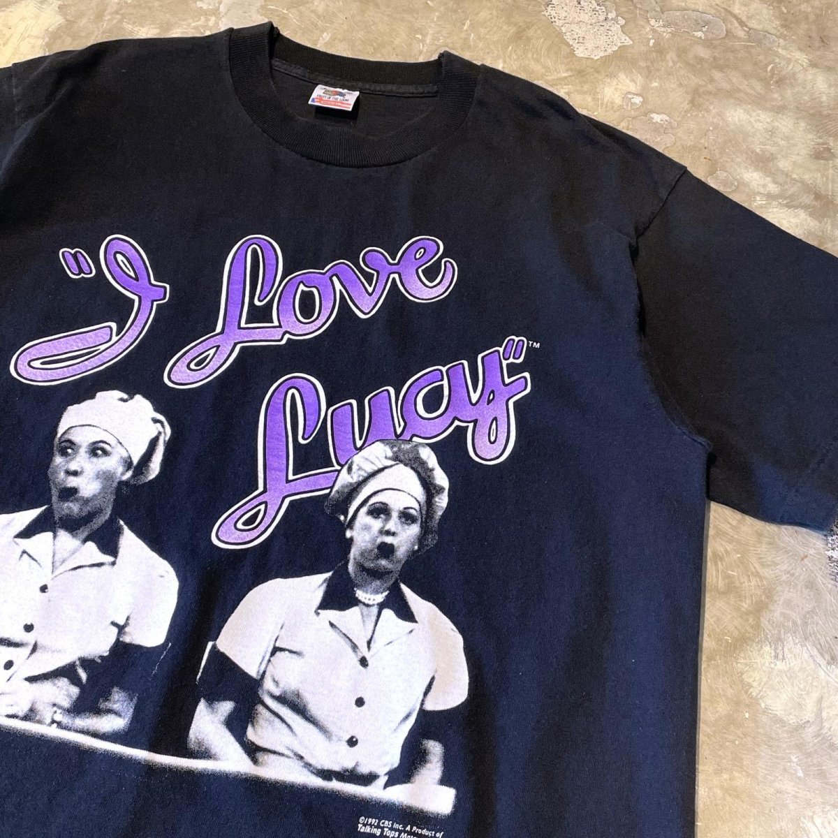 画像4: 90's "I LOVE LUCY" PRINTED S/S TEE / Mens L / MADE IN USA (4)