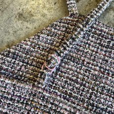 画像10: MIX COLOR TWEED PATTERN DESIGN BUSTIER / Ladies M (10)