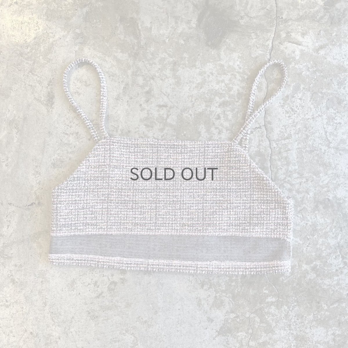 画像3: MIX COLOR TWEED PATTERN DESIGN BUSTIER / Ladies M (3)