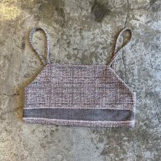画像3: MIX COLOR TWEED PATTERN DESIGN BUSTIER / Ladies M (3)